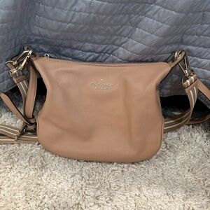 Kate Spade Tan Crossbody Bag with Gold Hardware